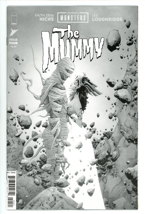Universal Monsters The Mummy 4 Lee B&W Incentive Variant NM- (2025)