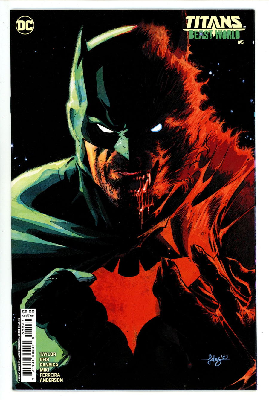 Titans Beast World 5 Fernandez Variant (2024)