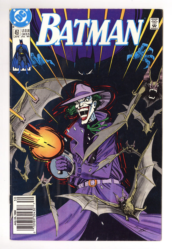 Batman Vol 1 451 Low Grade (1990) Newsstand