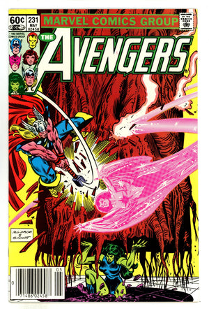 The Avengers Vol 1 231 High Grade (1983) Newsstand