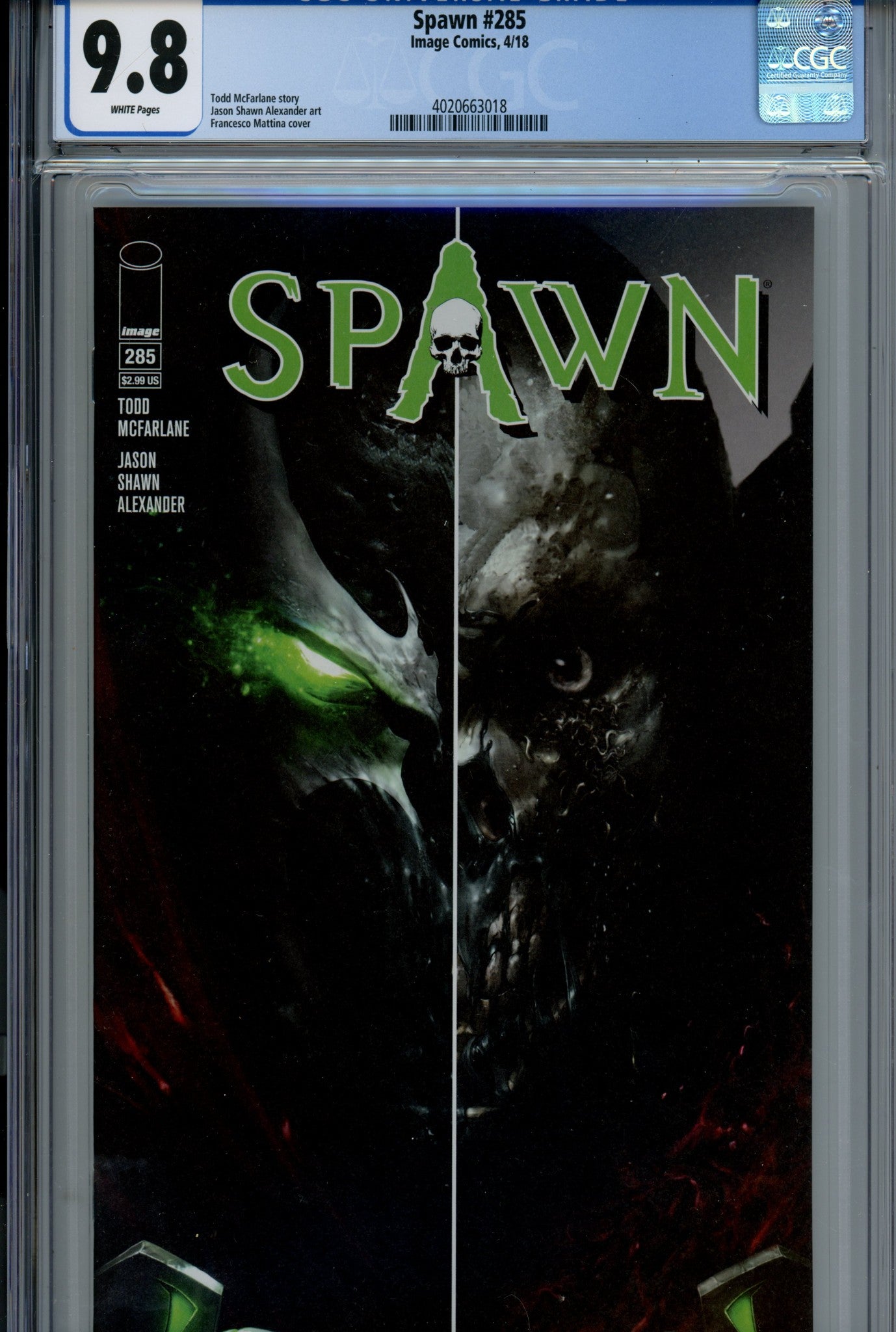 Spawn 285 CGC 9.8 (NM/M) (2018) 