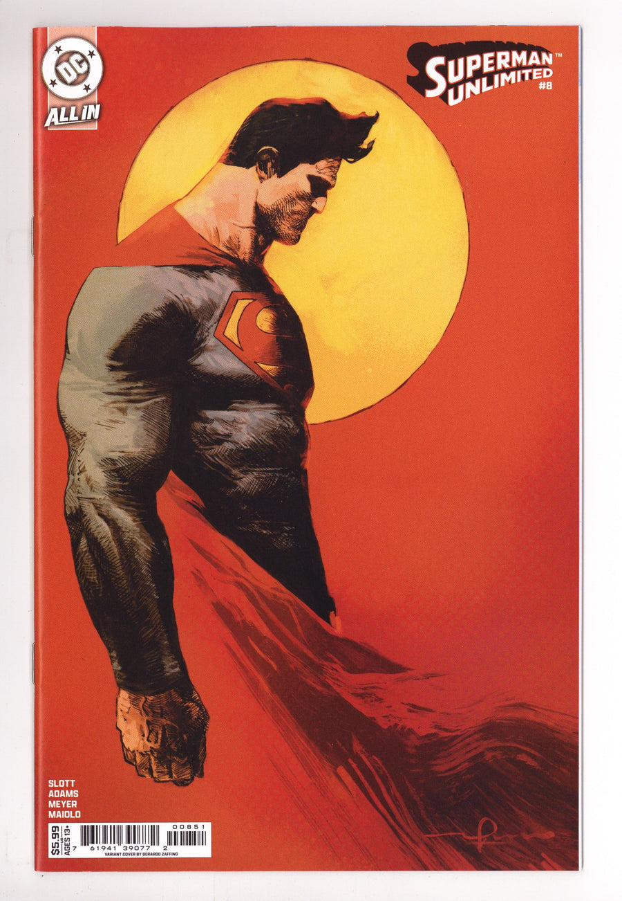 Superman Unlimited 8 Zaffino Variant (2025)