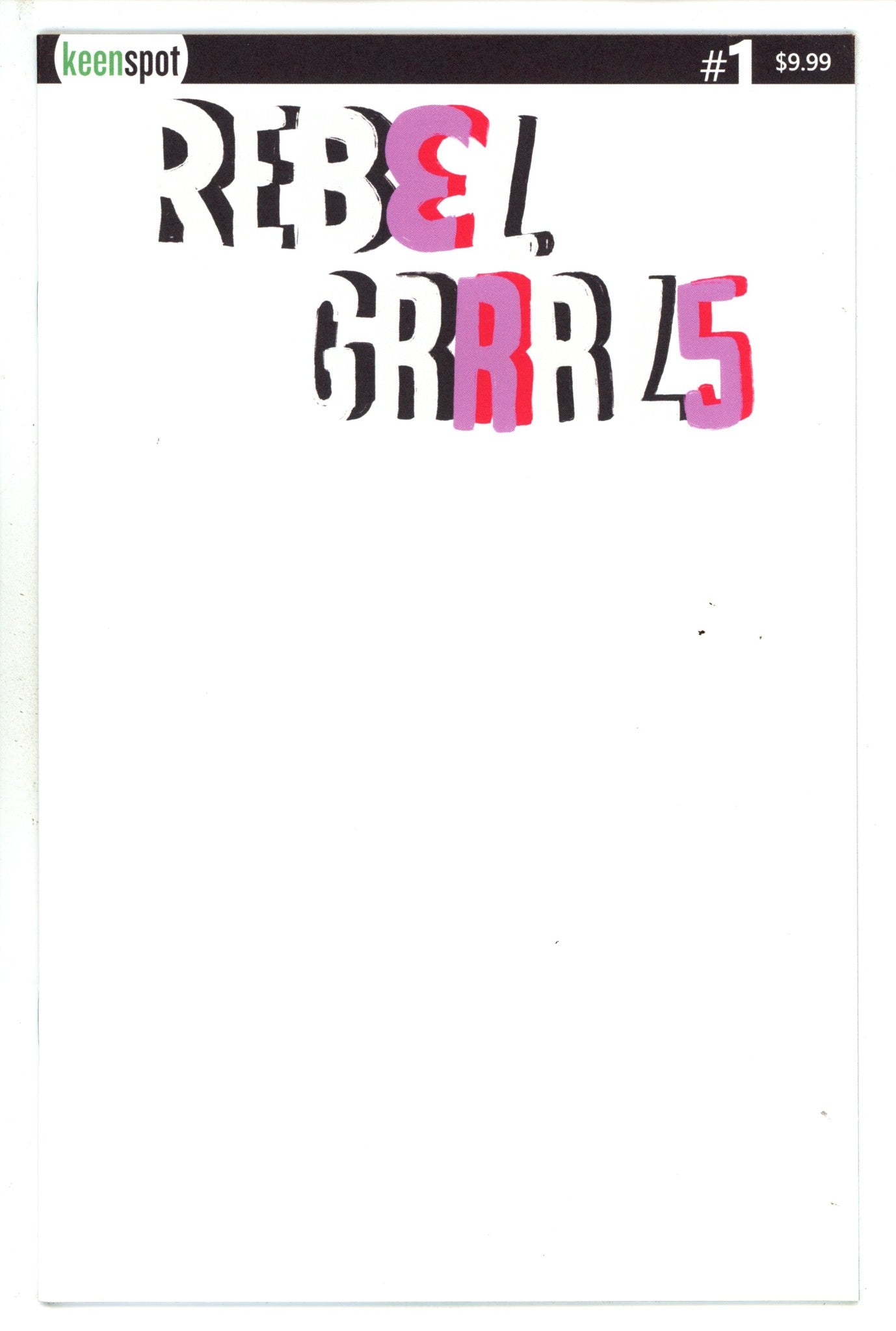 Rebel Grrrls 1 Blank Variant (2023)