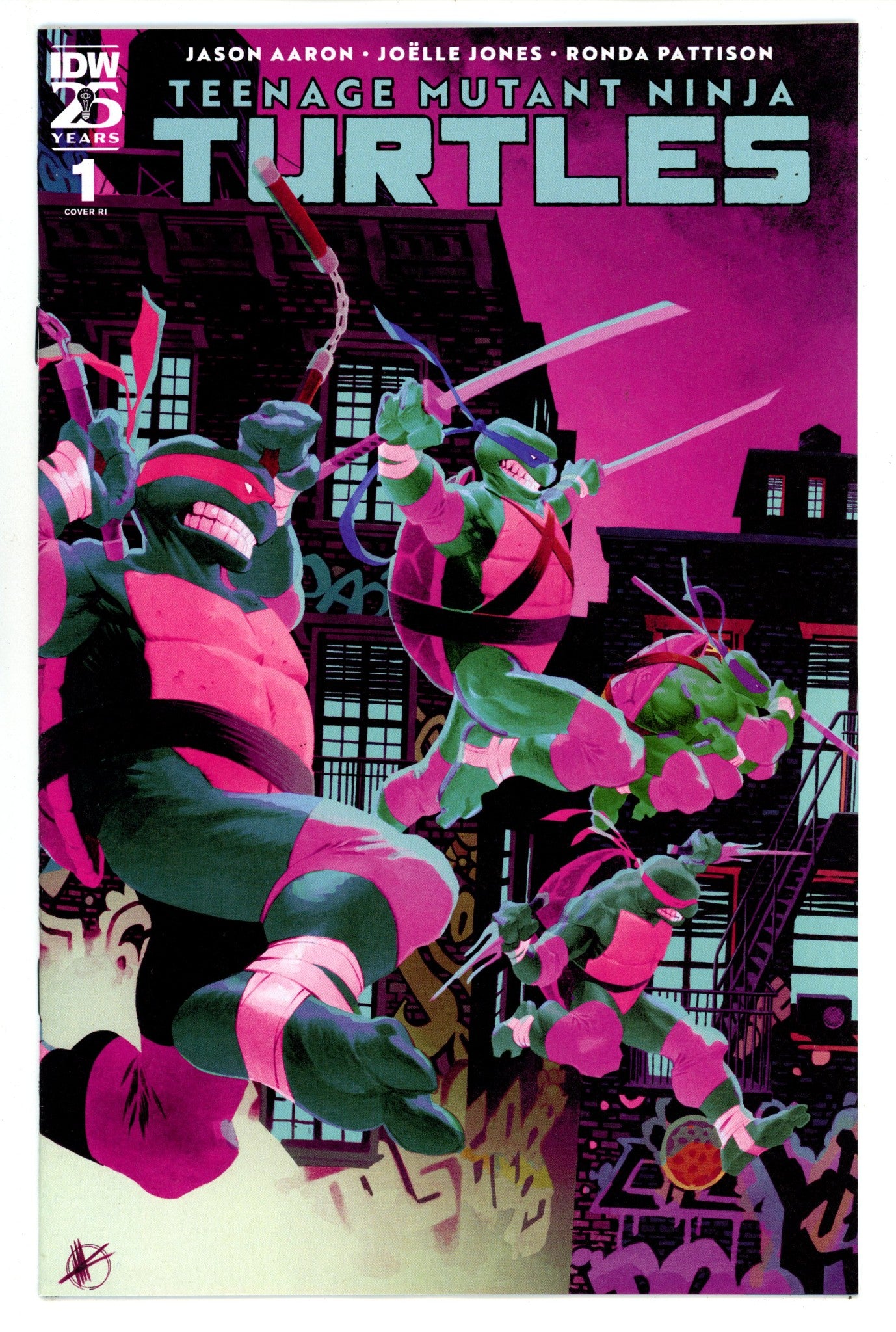 Teenage Mutant Ninja Turtles Vol 6 1 Scalera  Incentive Variant NM-  (2024)