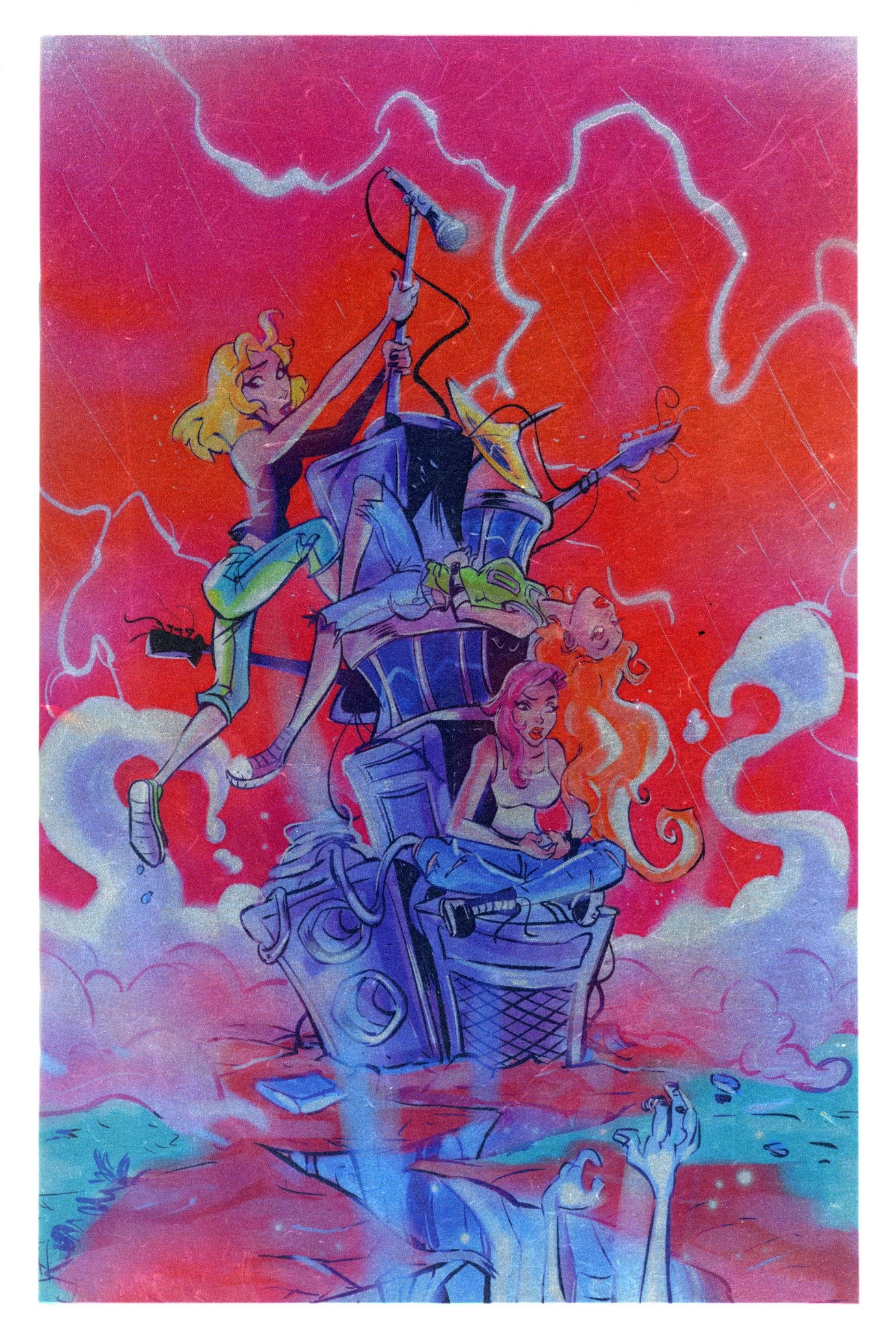 Rebel Grrrls 1 Ahmad Virgin Holofoil Variant NM- (2023)