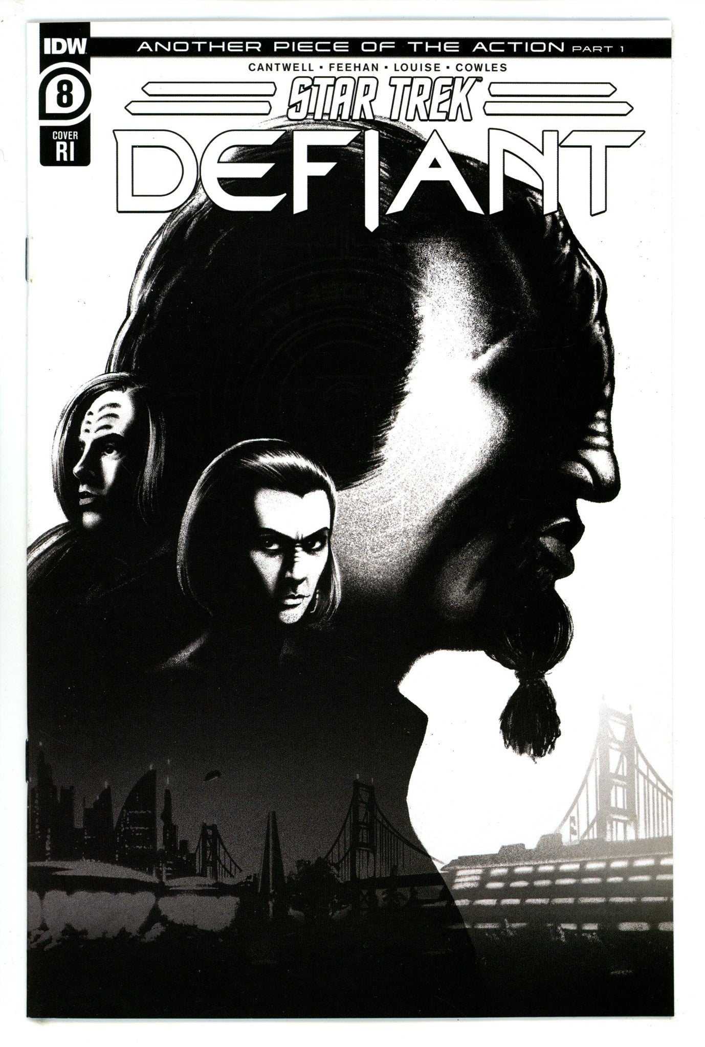 Star Trek Defiant 8 Feehan B&W Incentive Variant NM- (2023)