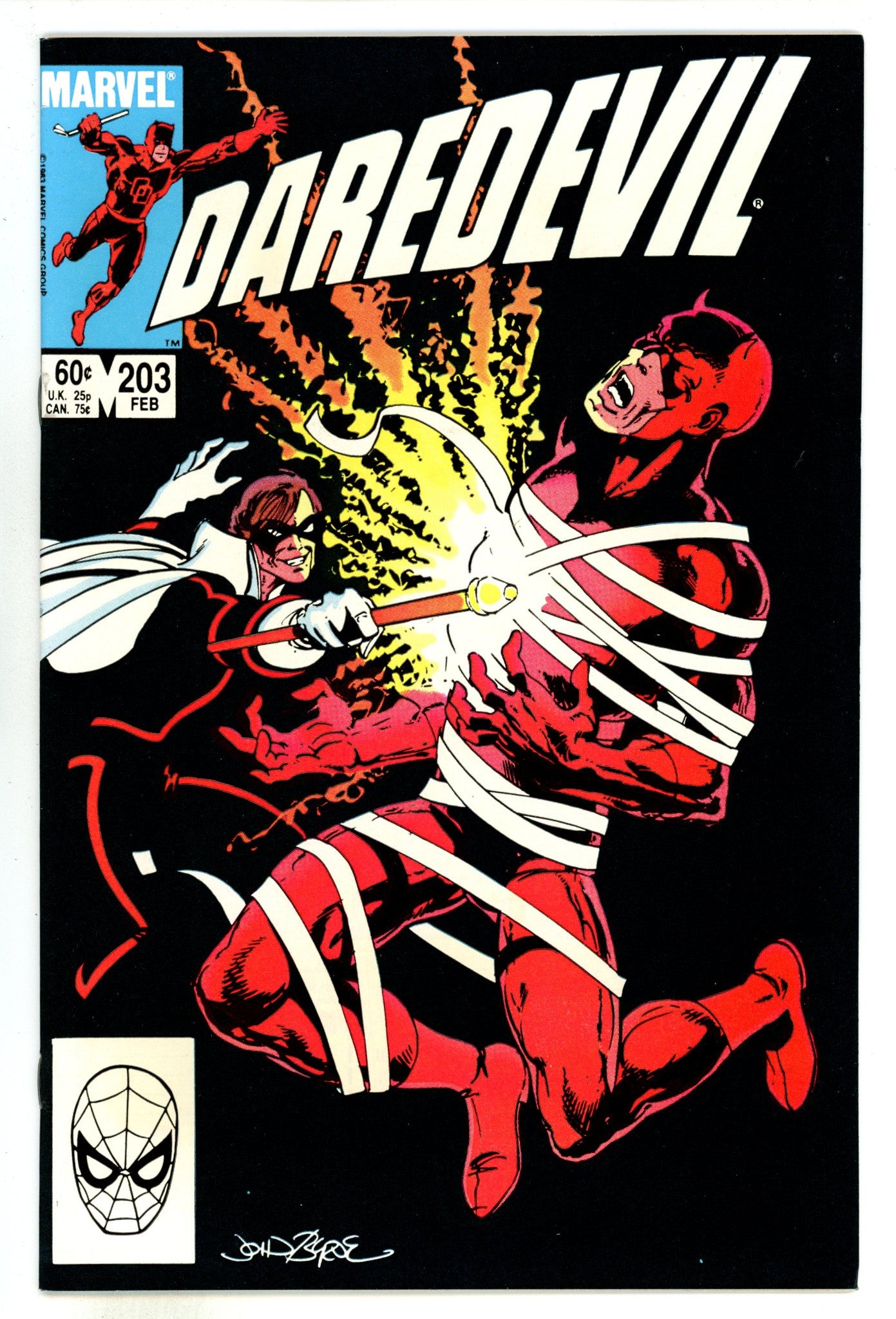 Daredevil Vol 1 203 NM- (9.2) (1984) 