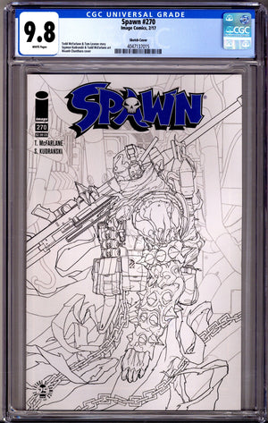 Spawn 270 CGC 9.8 (NM/M) (2017) Chanthara Sketch Variant