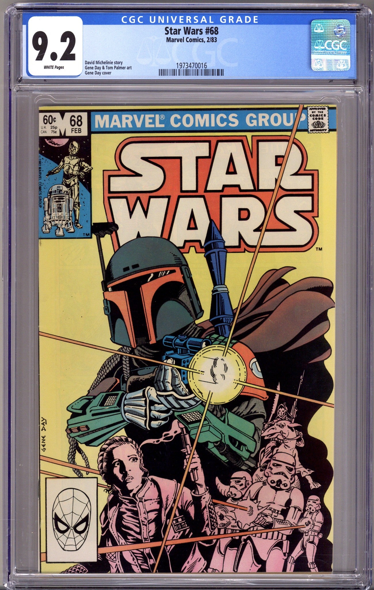 Star Wars Vol 1 68 CGC 9.2 (NM-) (1983) 