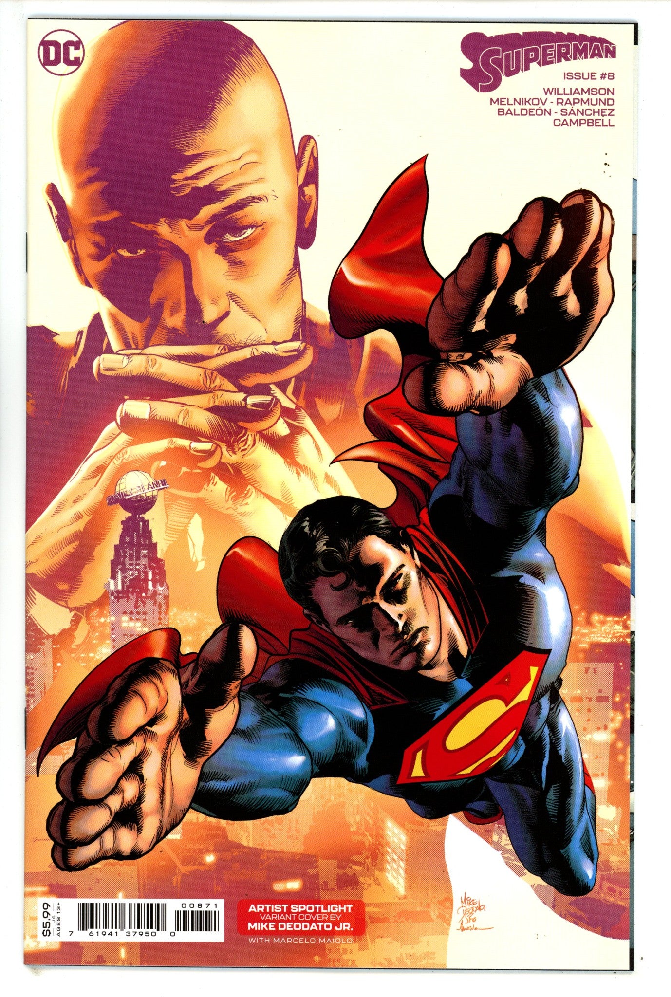 Superman Vol 6 8 Jr. Variant (2023)