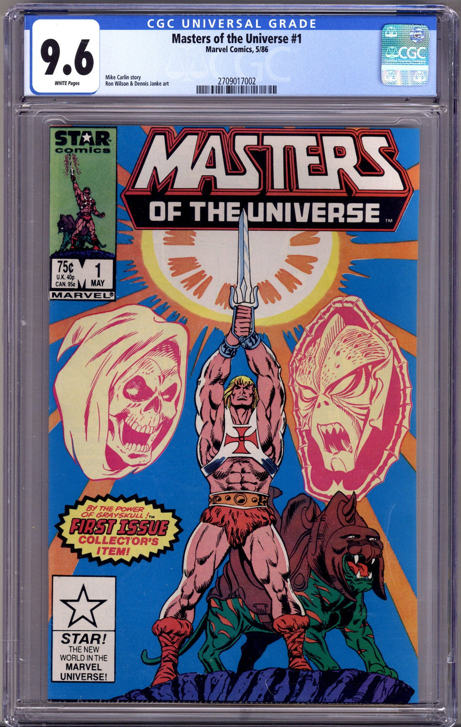 Masters of the Universe   1 CGC 9.6 (NM+)   (1986)        