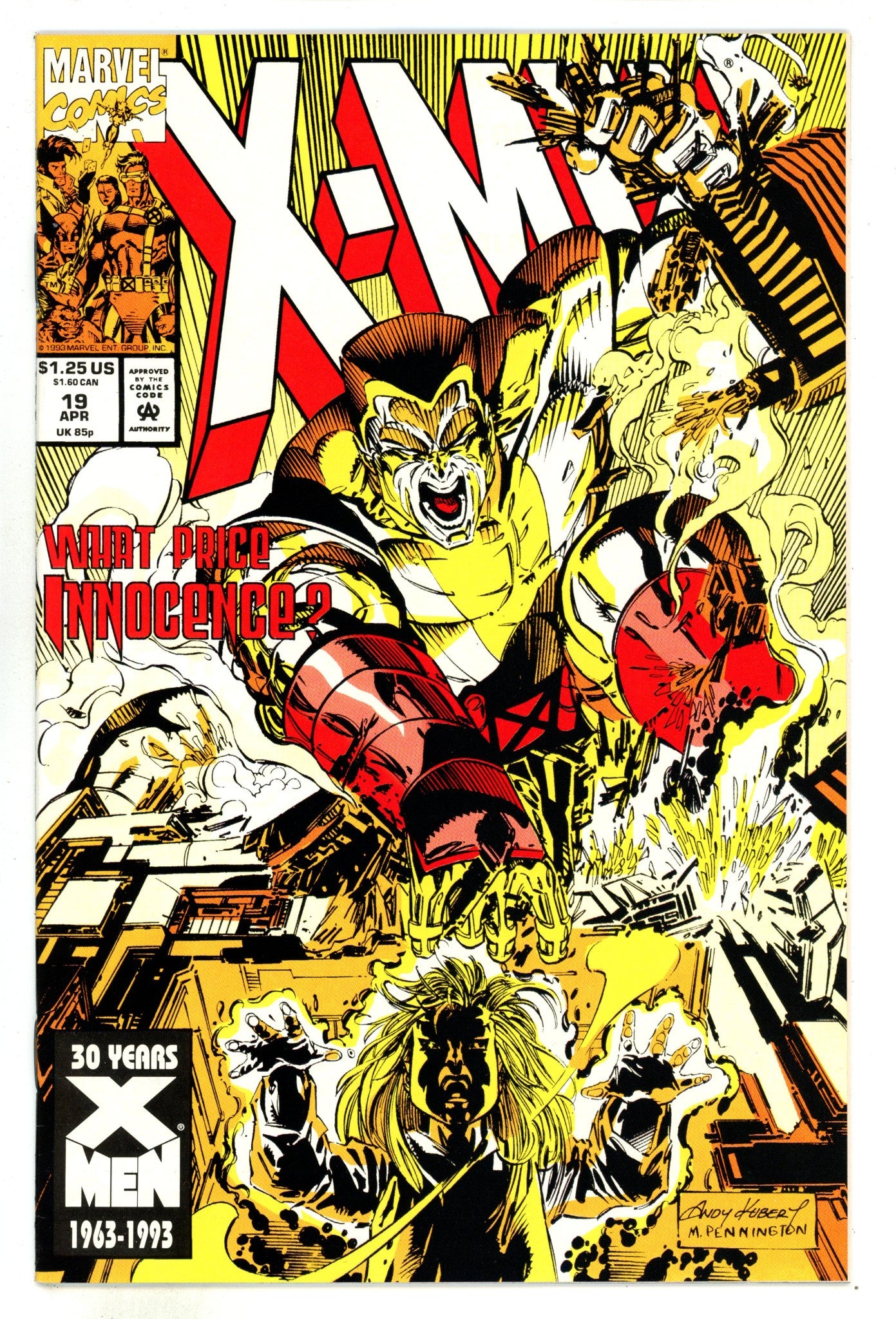 X-Men Vol 1 19 NM- (9.2) (1993) 