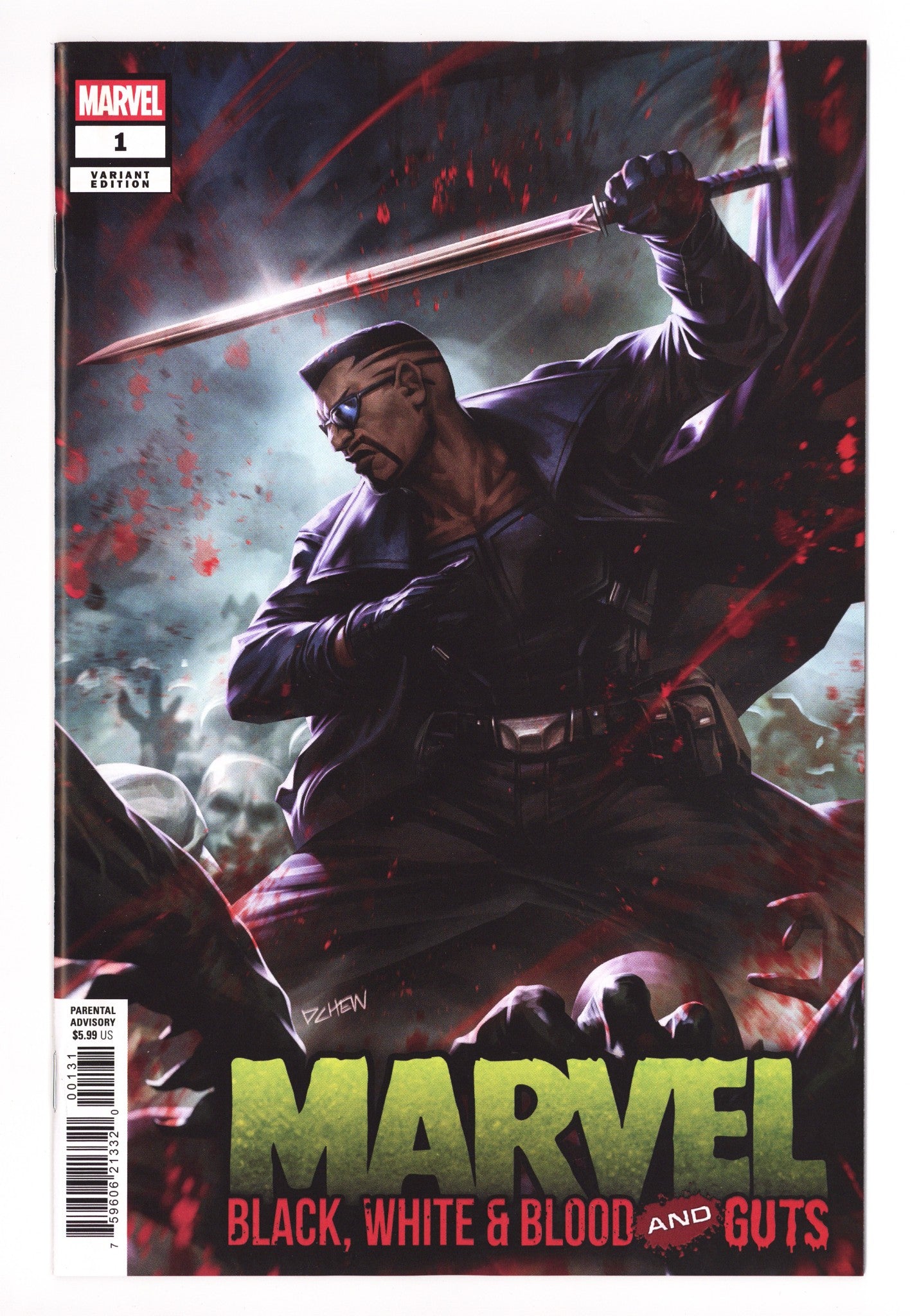 Marvel: Black White & Blood And Guts 1 Chew Variant (2025)