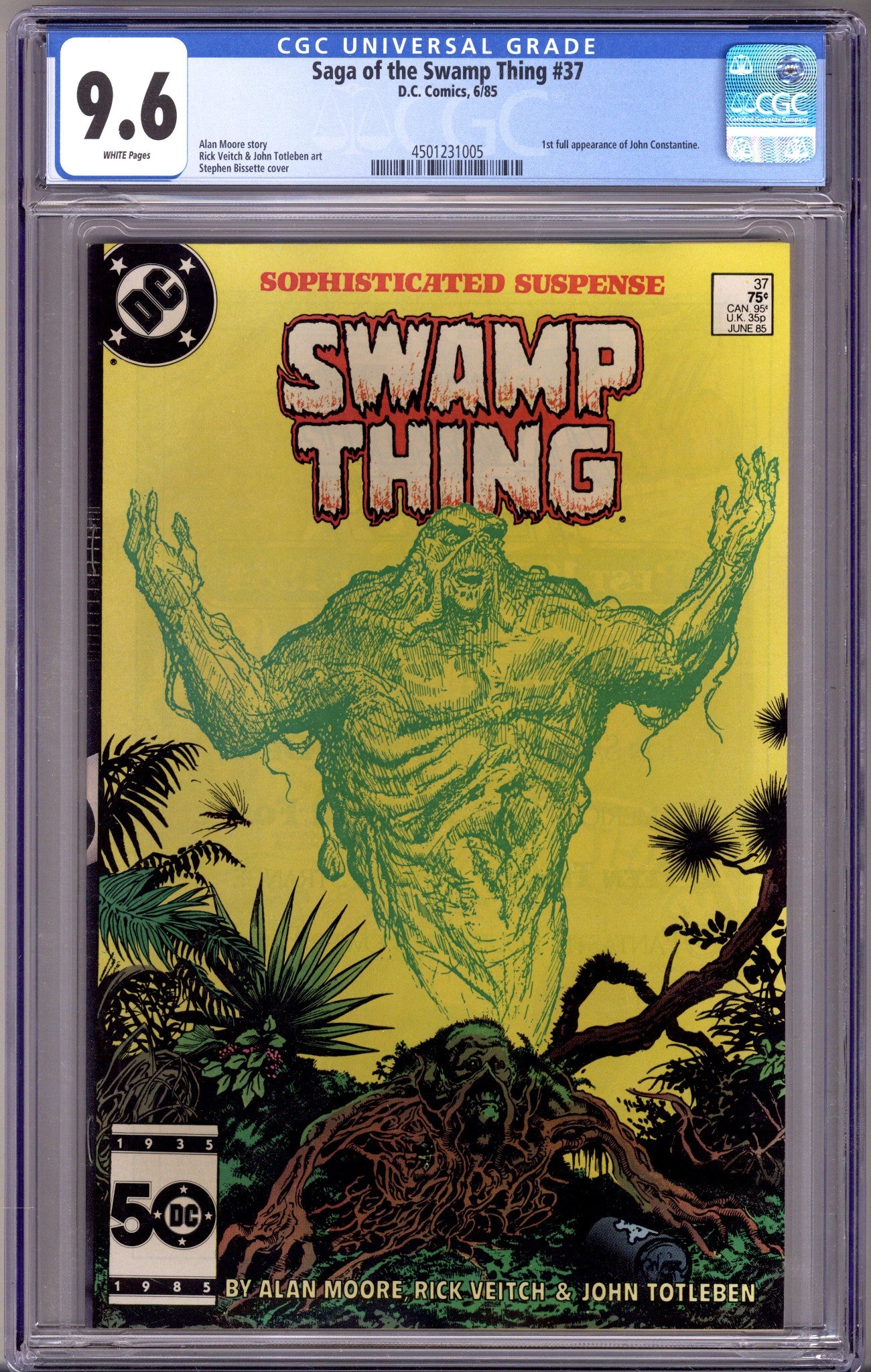 The Saga of Swamp Thing Vol 2 37 CGC 9.6 (NM+) (1985) 