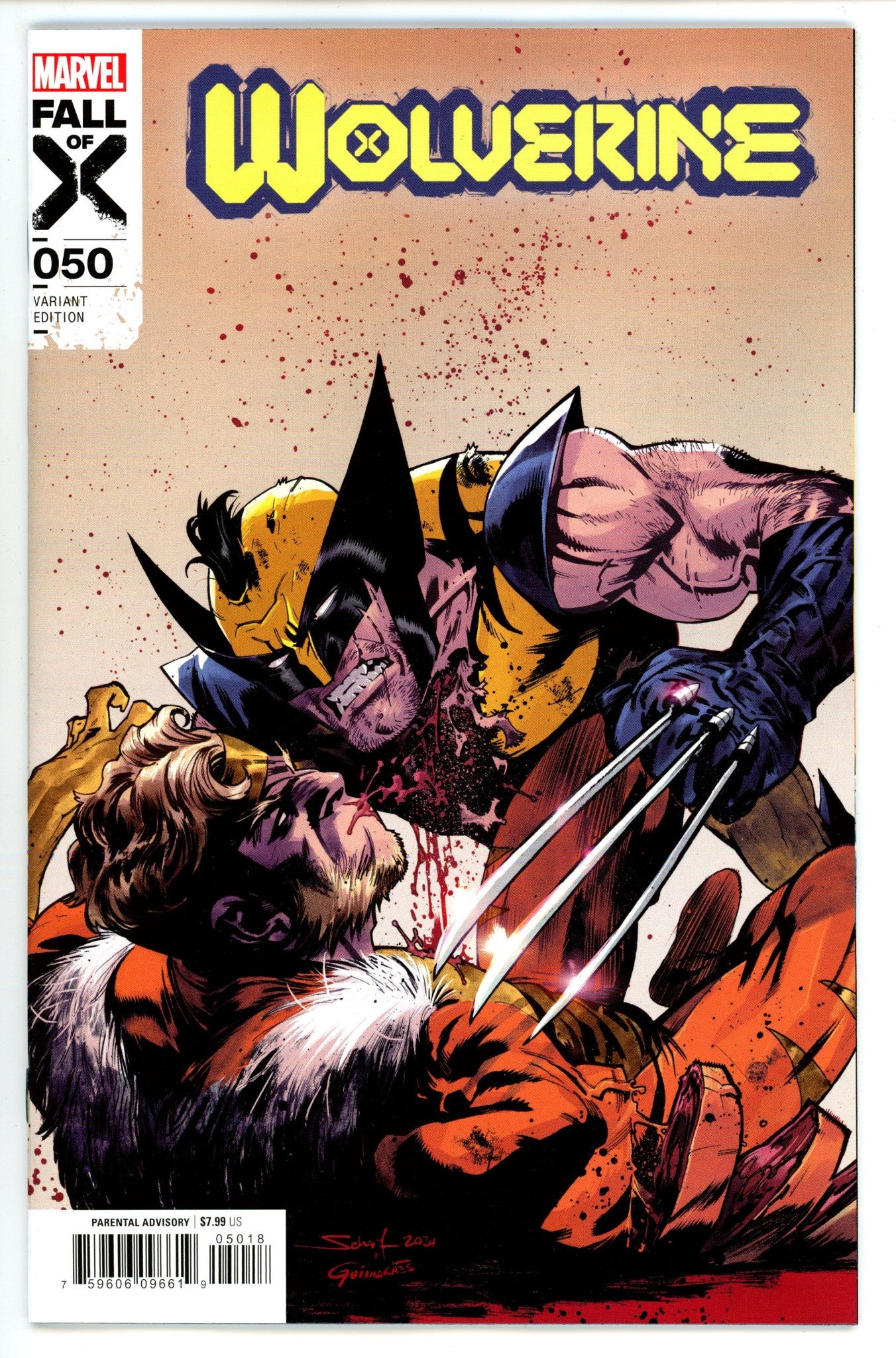 Wolverine Vol 7 50 Scharf Incentive Variant NM- (2024)