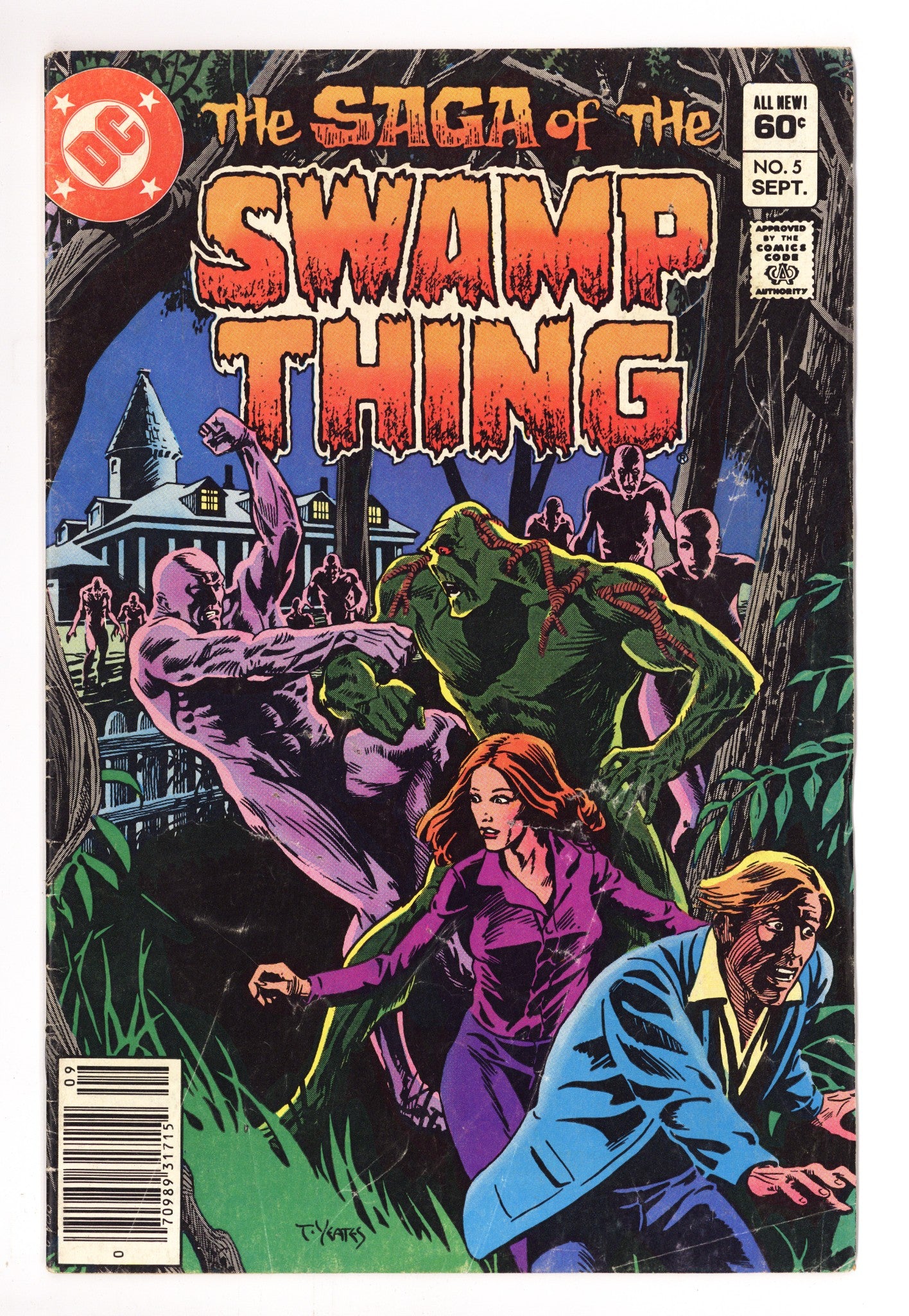 The Saga of Swamp Thing Vol 2 5 Low Grade (1982) Newsstand 