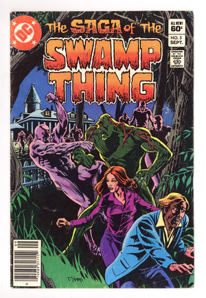 The Saga of Swamp Thing Vol 2 5 Low Grade (1982) Newsstand
