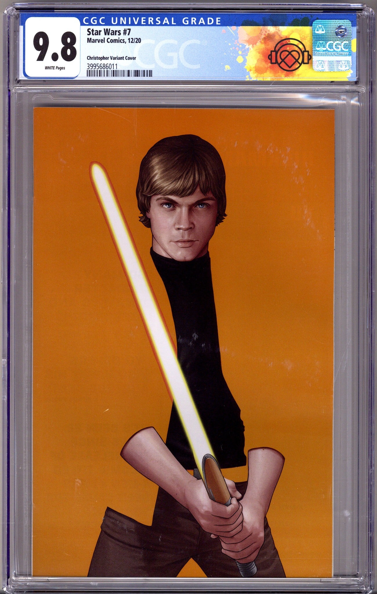 Star Wars Vol 3 7 CGC 9.8 (NM/M) (2020) Christopher Negative Space Virgin Exclusive Variant 