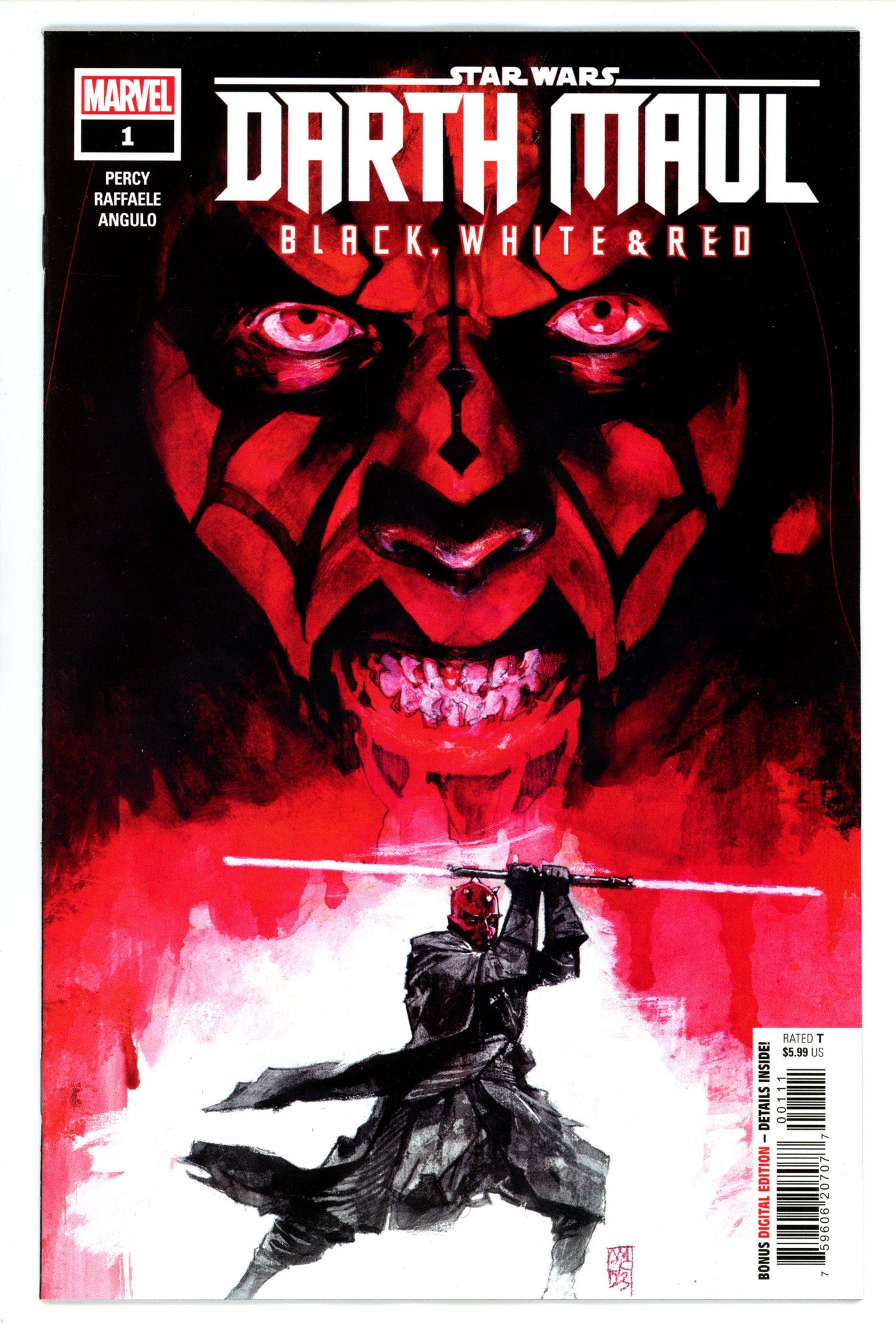 Star Wars Darth Maul Black White & Red 1 (2024)