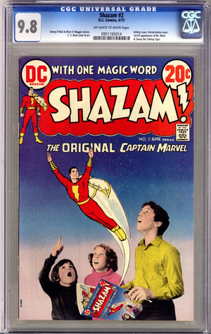 Shazam! Vol 1 2 CGC 9.8 (1973)