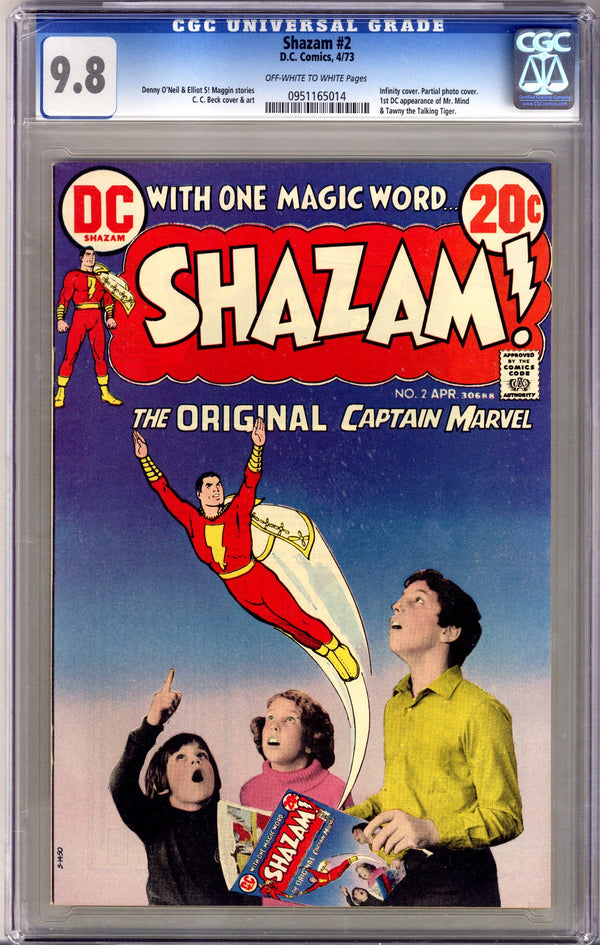 Shazam! Vol 1 2 CGC 9.8 (1973)