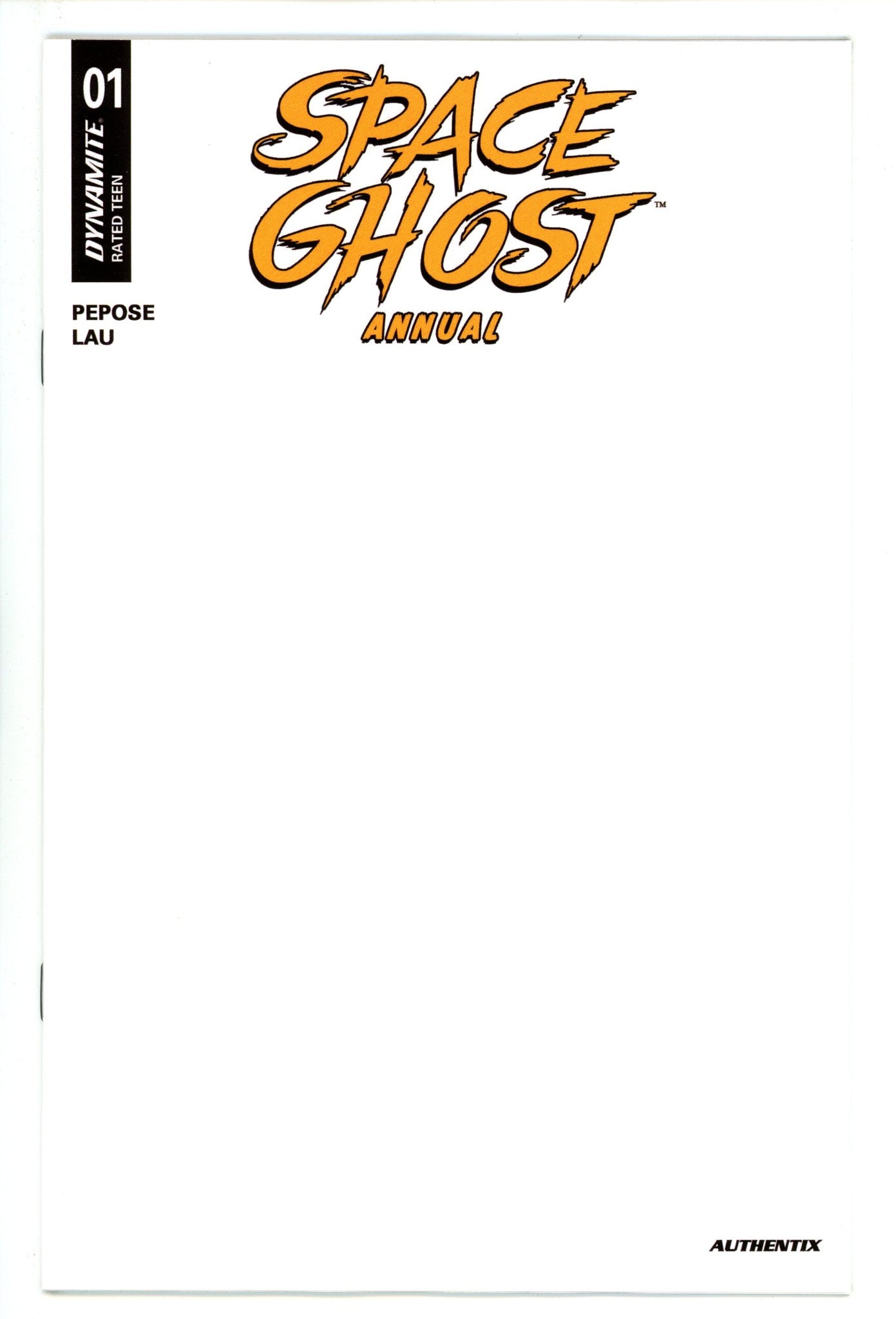 Space Ghost Annual 1 Blank Variant (2025)