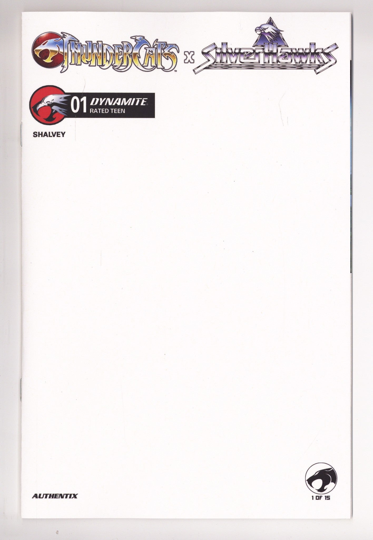 Thundercats X Silverhawks 1 Blank Variant (2026)