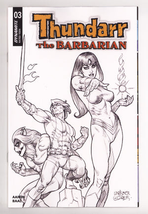 Thundarr The Barbarian  3 Linsner  B&W Variant   (2026)