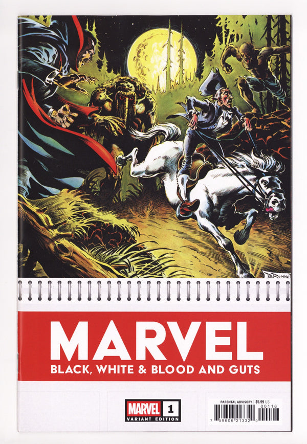 Marvel: Black White & Blood And Guts 1 Brunner Incentive NM- (2025)