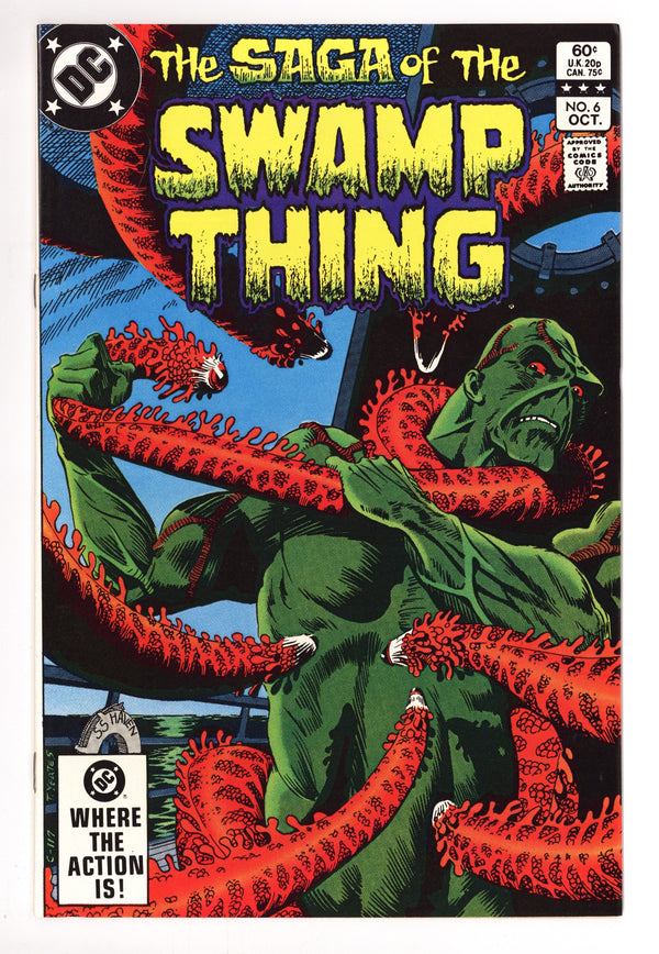 The Saga of Swamp Thing Vol 2 6 Mid Grade (1982)
