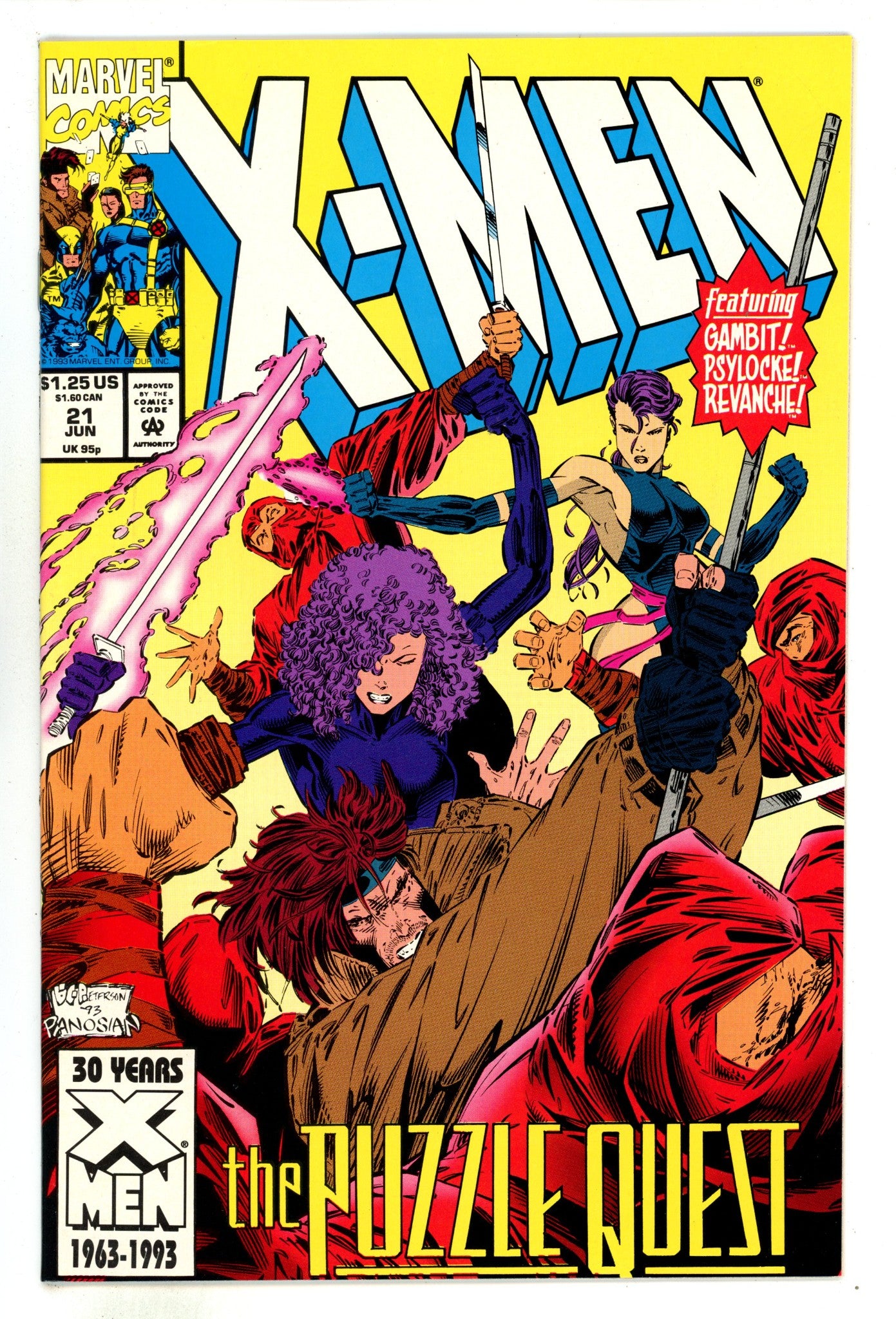 X-Men Vol 1 21 NM- (9.2) (1993) 