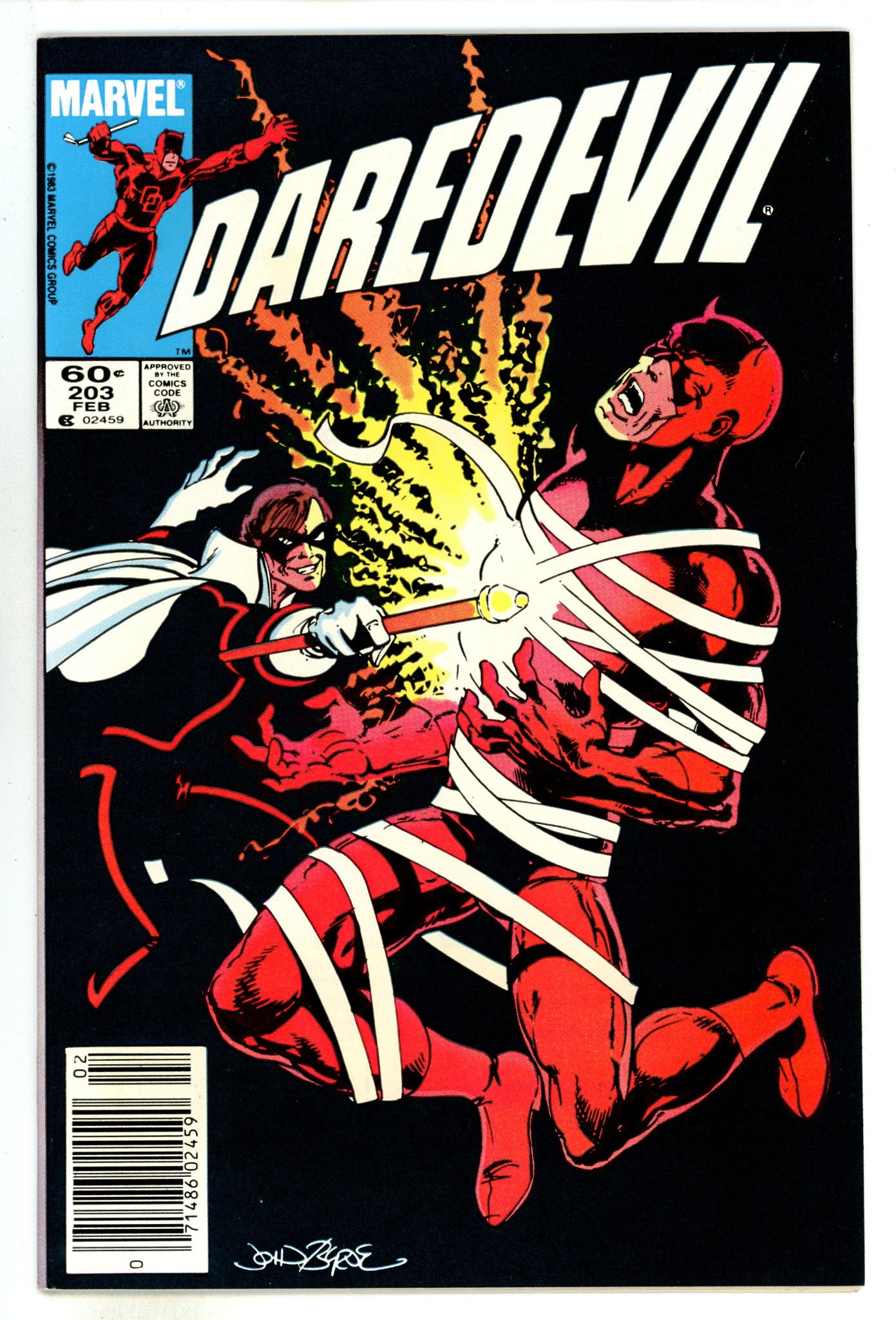 Daredevil Vol 1 203 NM- (9.2) (1984) Newsstand 