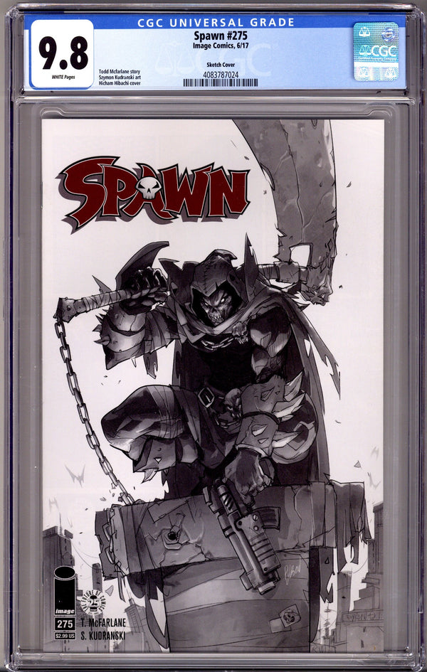 Spawn 275 CGC 9.8 (NM/M) (2017) Hibachi Sketch Variant