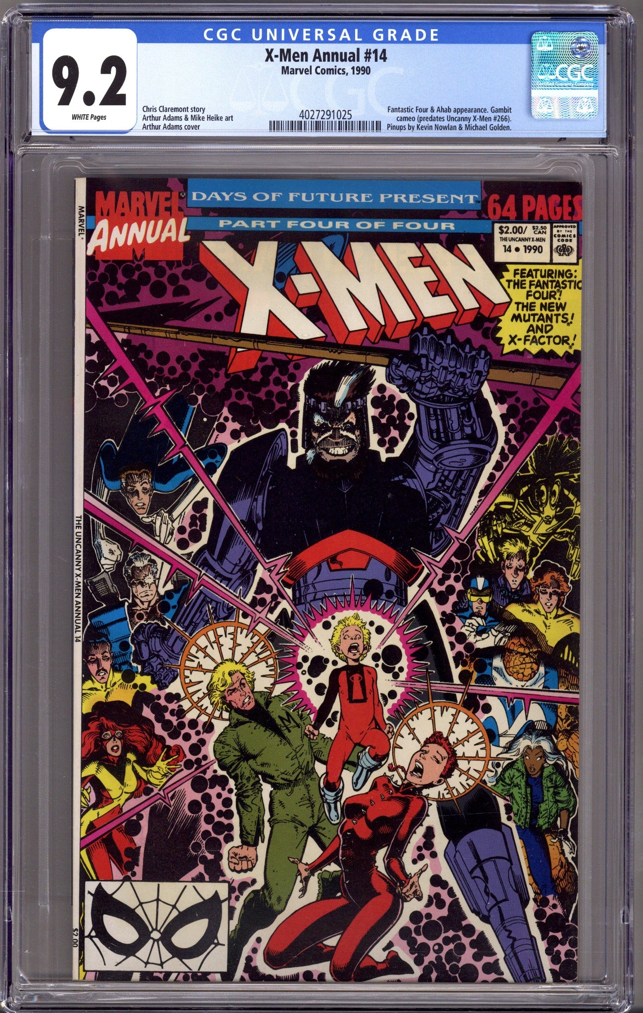 X-Men Annual Vol 1 14 CGC 9.2 (NM-) (1990) 