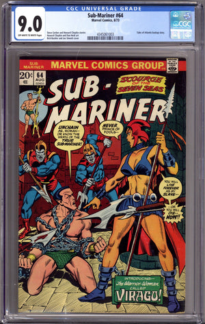 Sub-Mariner Vol 1 64 CGC 9.0 (VF/NM) (1973)