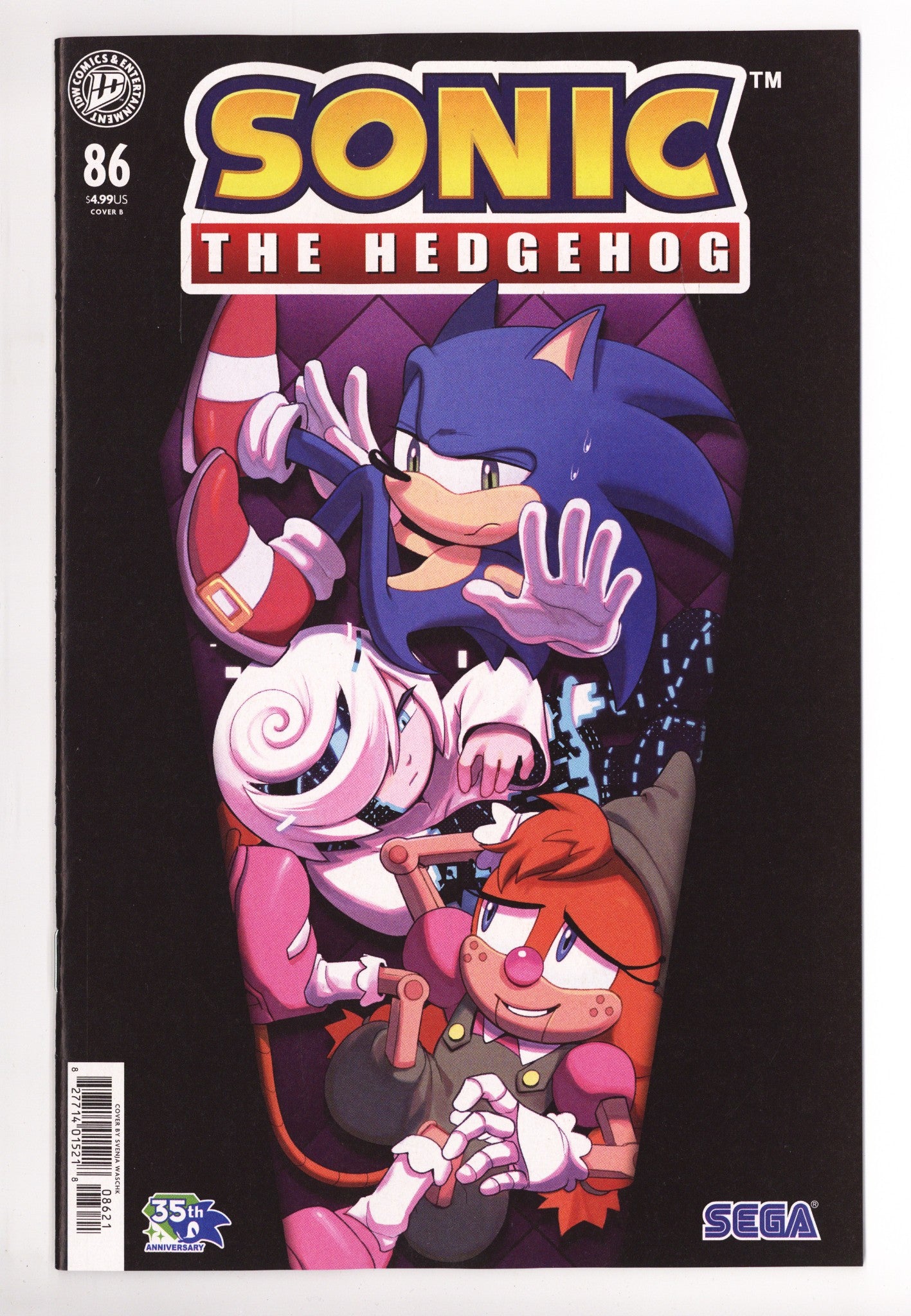 Sonic The Hedgehog Vol 3 86 Waschk  Variant   (2026)