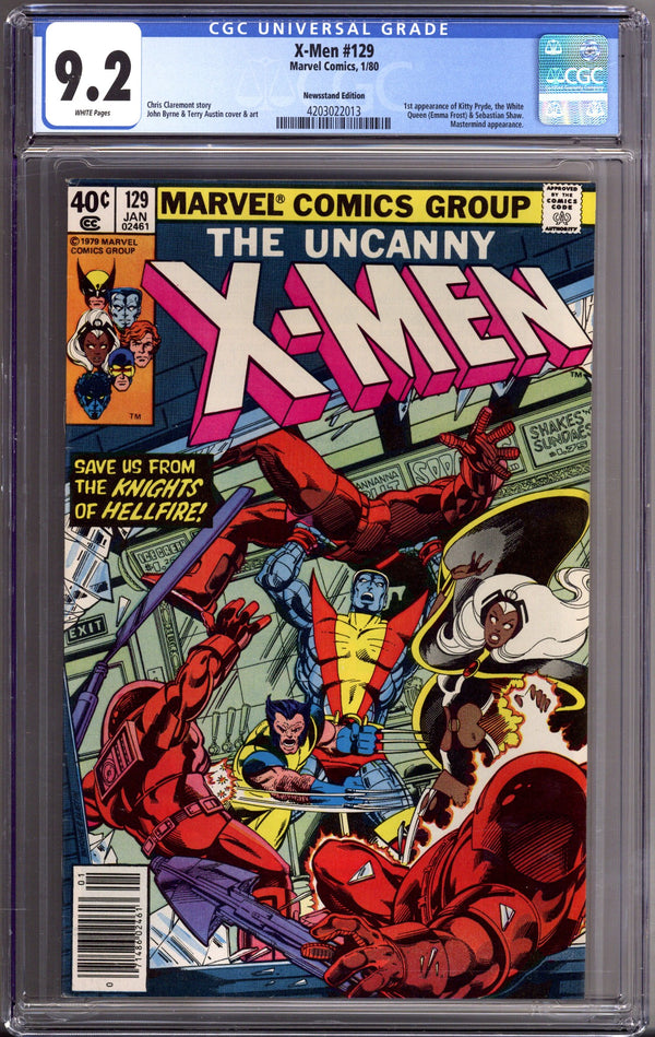 The X-Men Vol 1 129 CGC 9.2 (NM-) (1980) Newsstand
