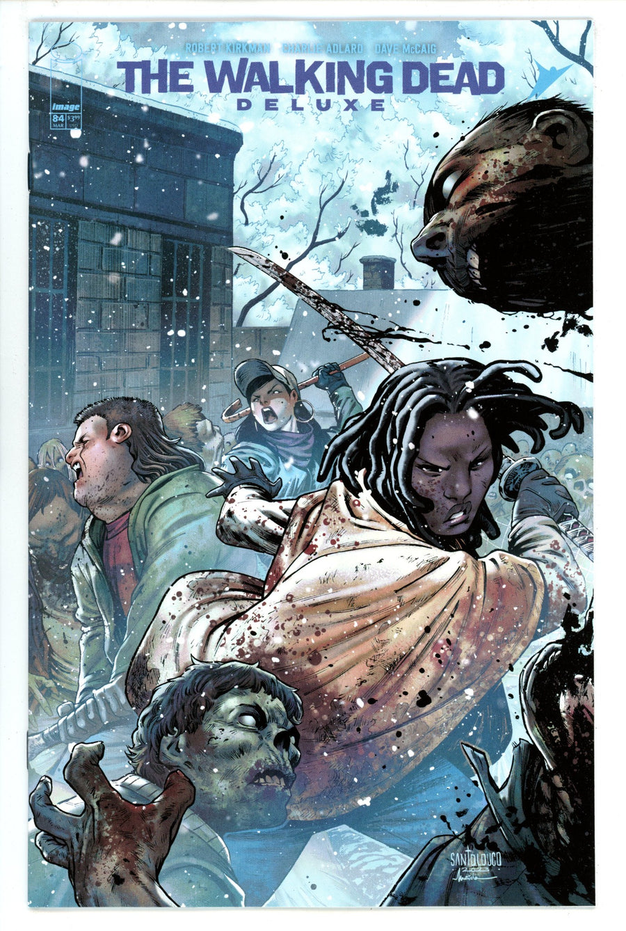 Walking Dead Deluxe 84 Santolouco Connecting Variant (2024)