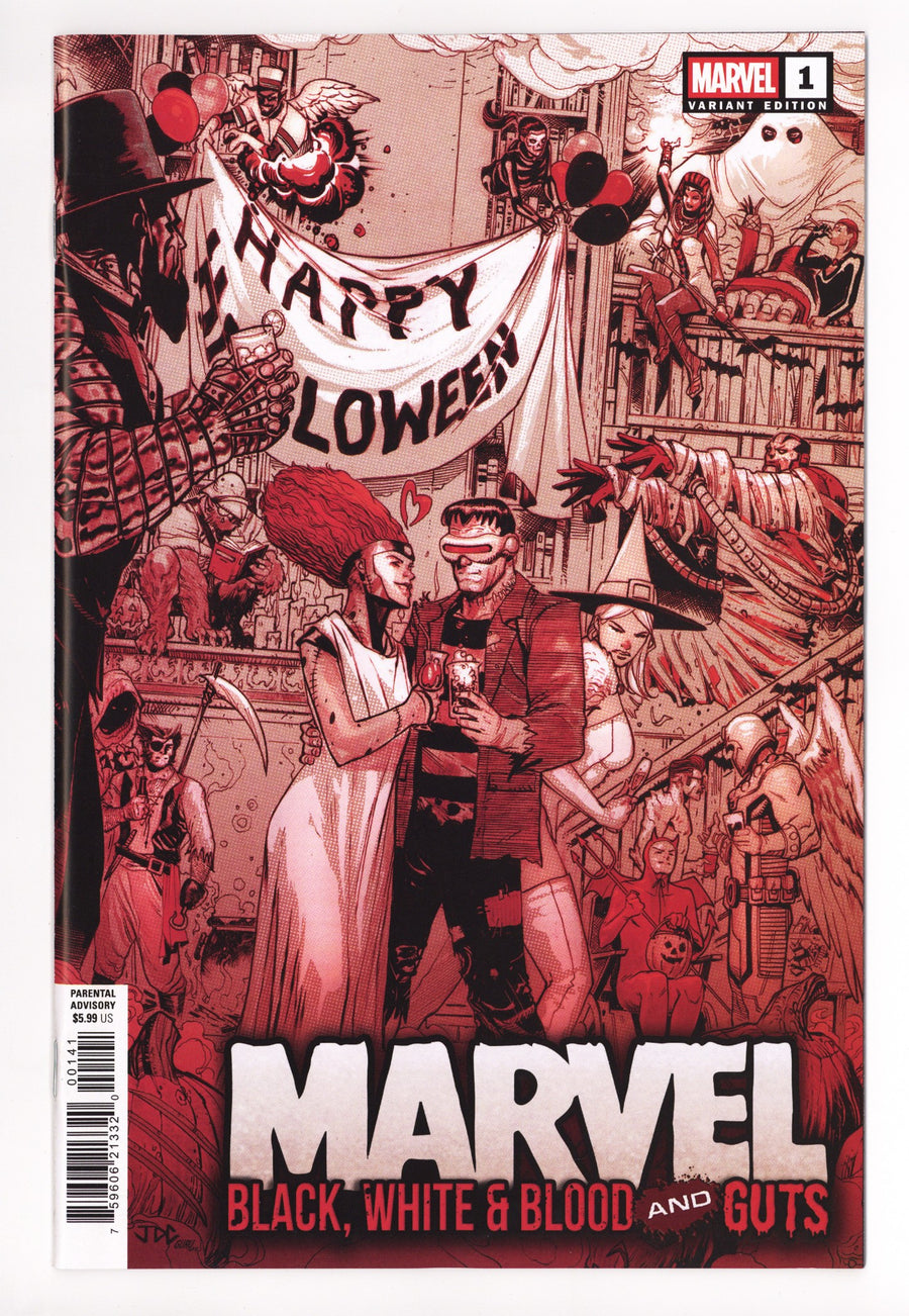 Marvel: Black White & Blood And Guts 1 Cassara Variant (2025)