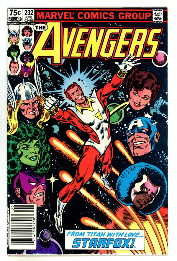 The Avengers Vol 1 232 VF+ (8.5) (1983) Canadian Price Variant