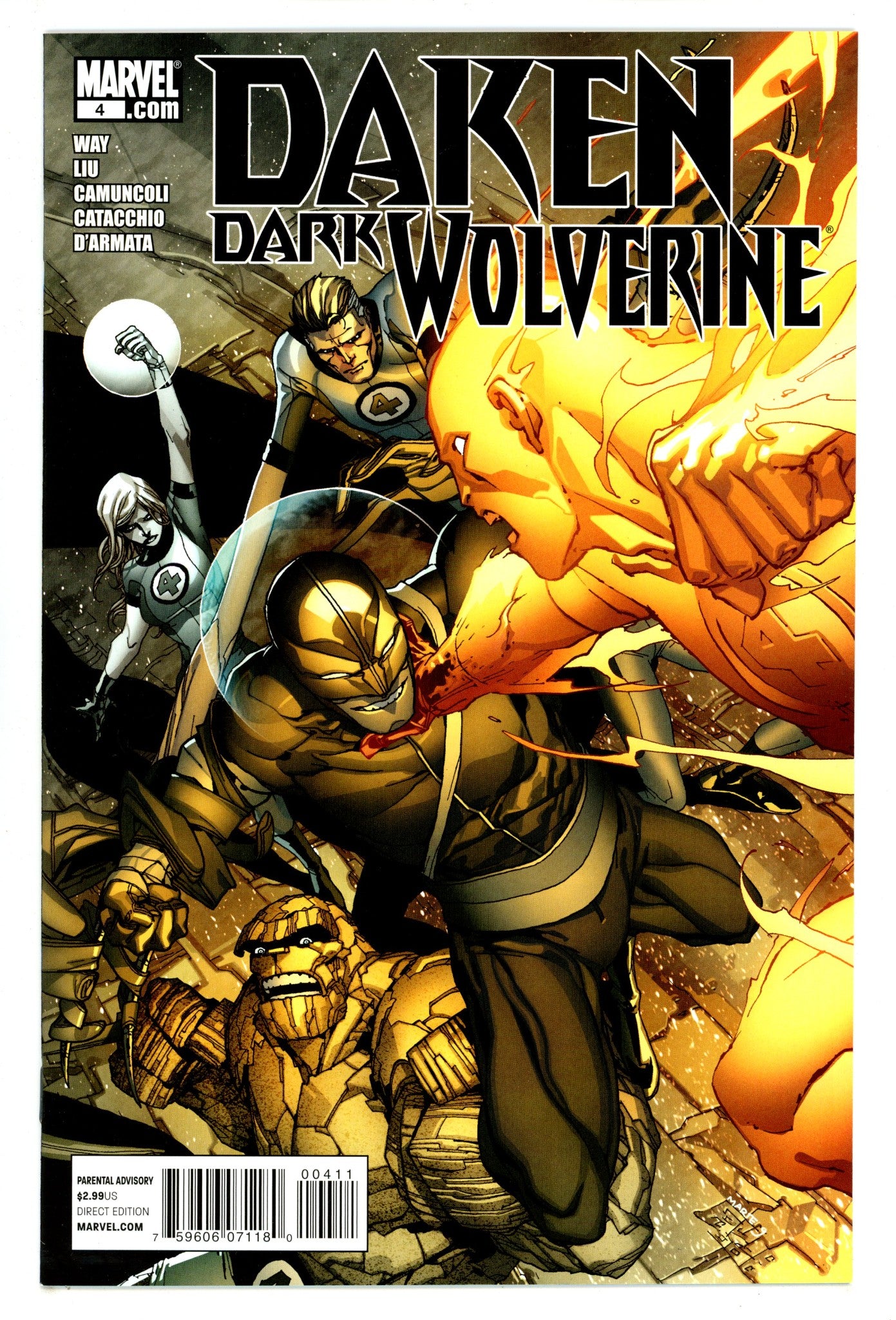 Daken: Dark Wolverine 4 High Grade (2011) 