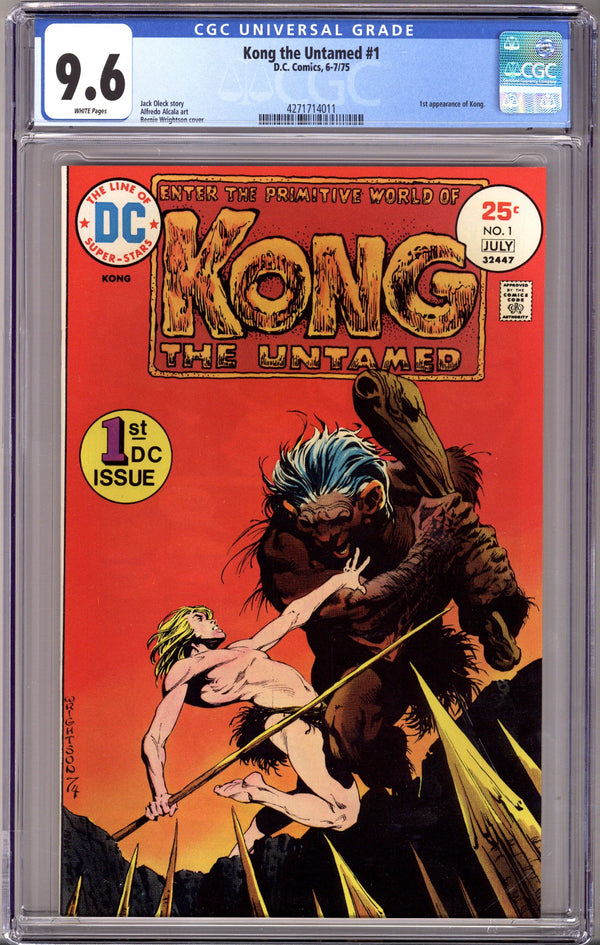 Kong the Untamed 1 CGC 9.6 (1975)