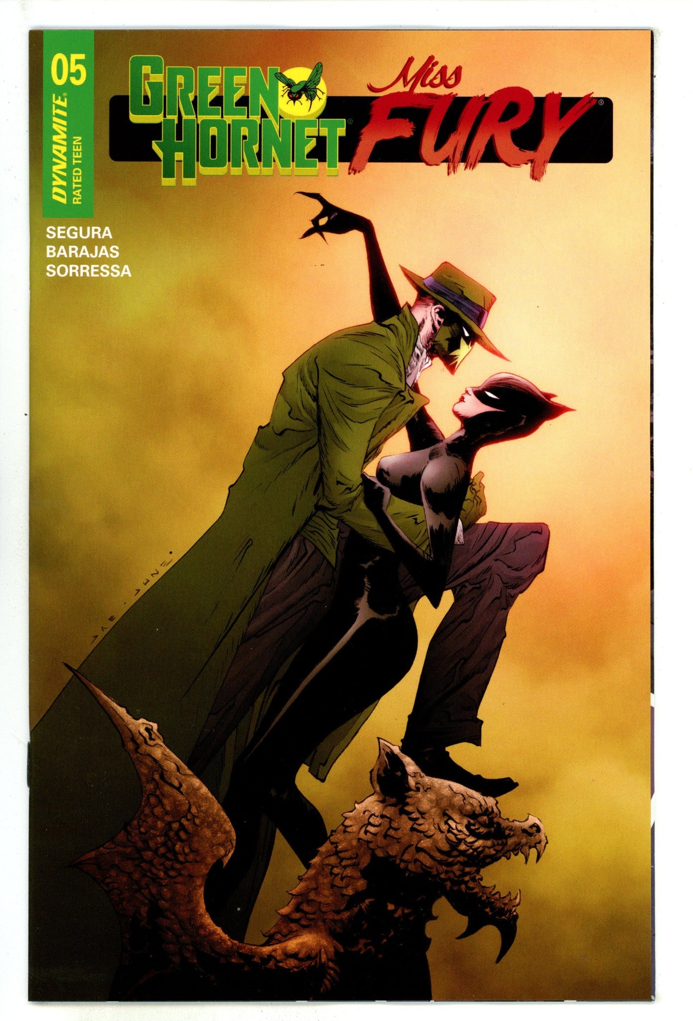 Green Hornet Miss Fury 5 Lee Variant (2025)