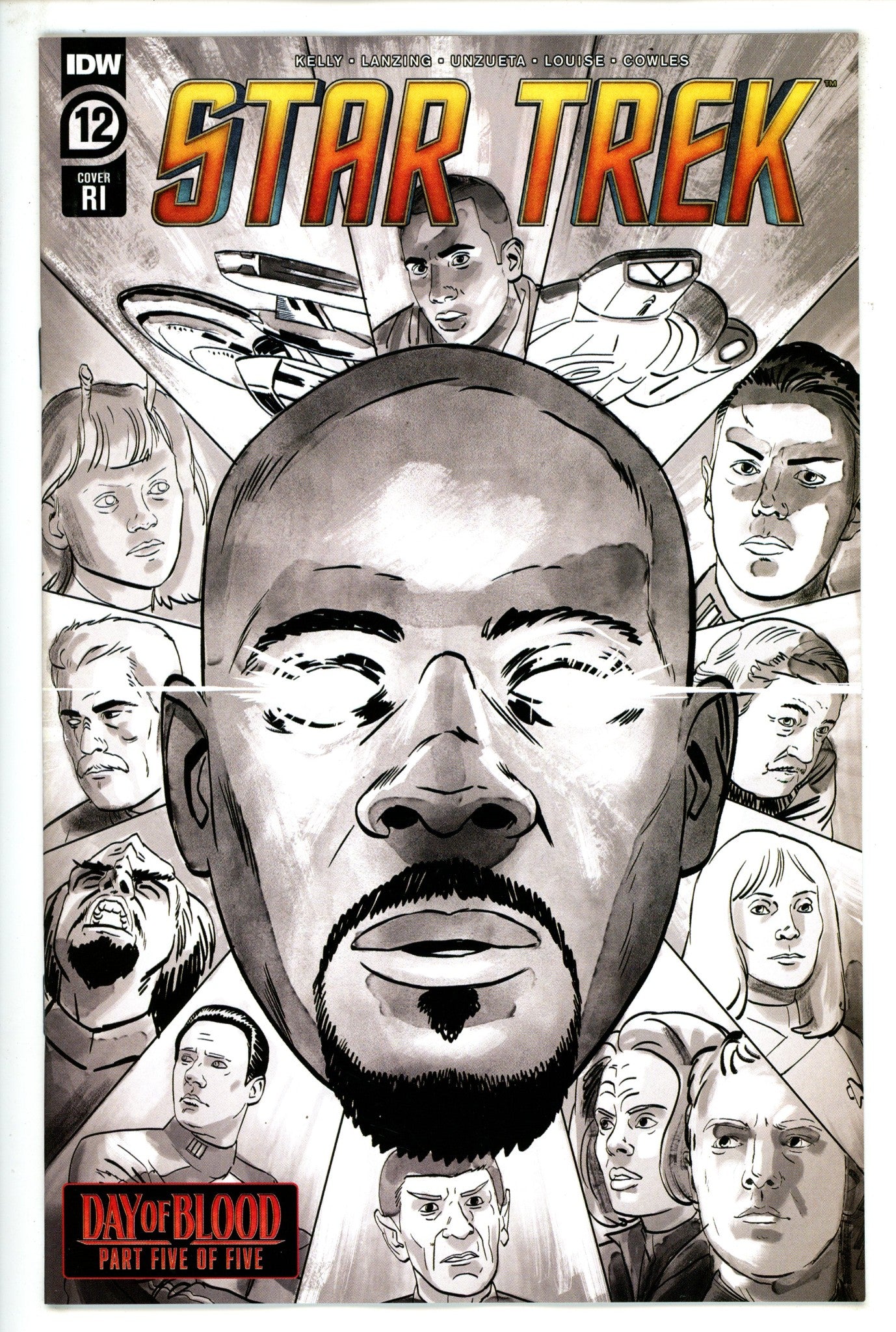 Star Trek 12 Ward B&W Incentive Variant NM- (1900)