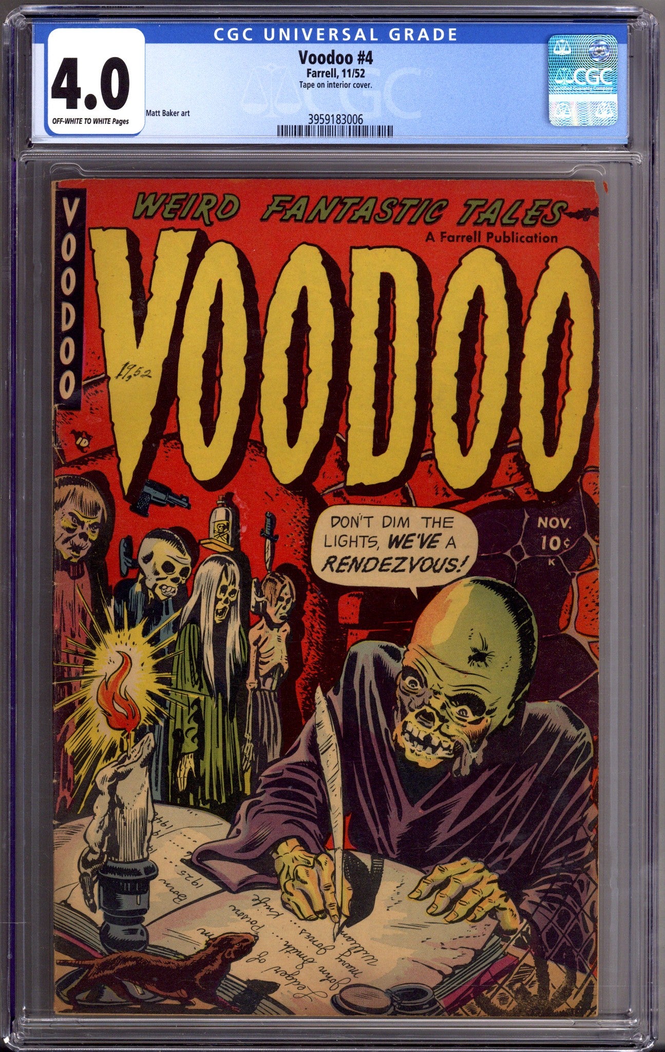 Voodoo 4 CGC 4.0 (VG) (1952) 