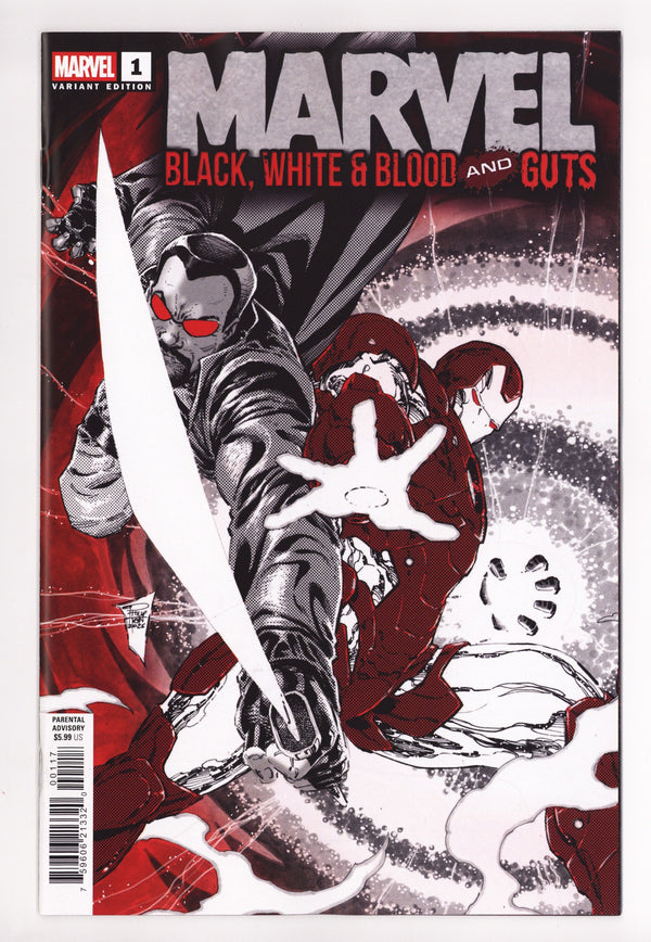 Marvel: Black White & Blood And Guts 1 Tan Incentive NM (2025)