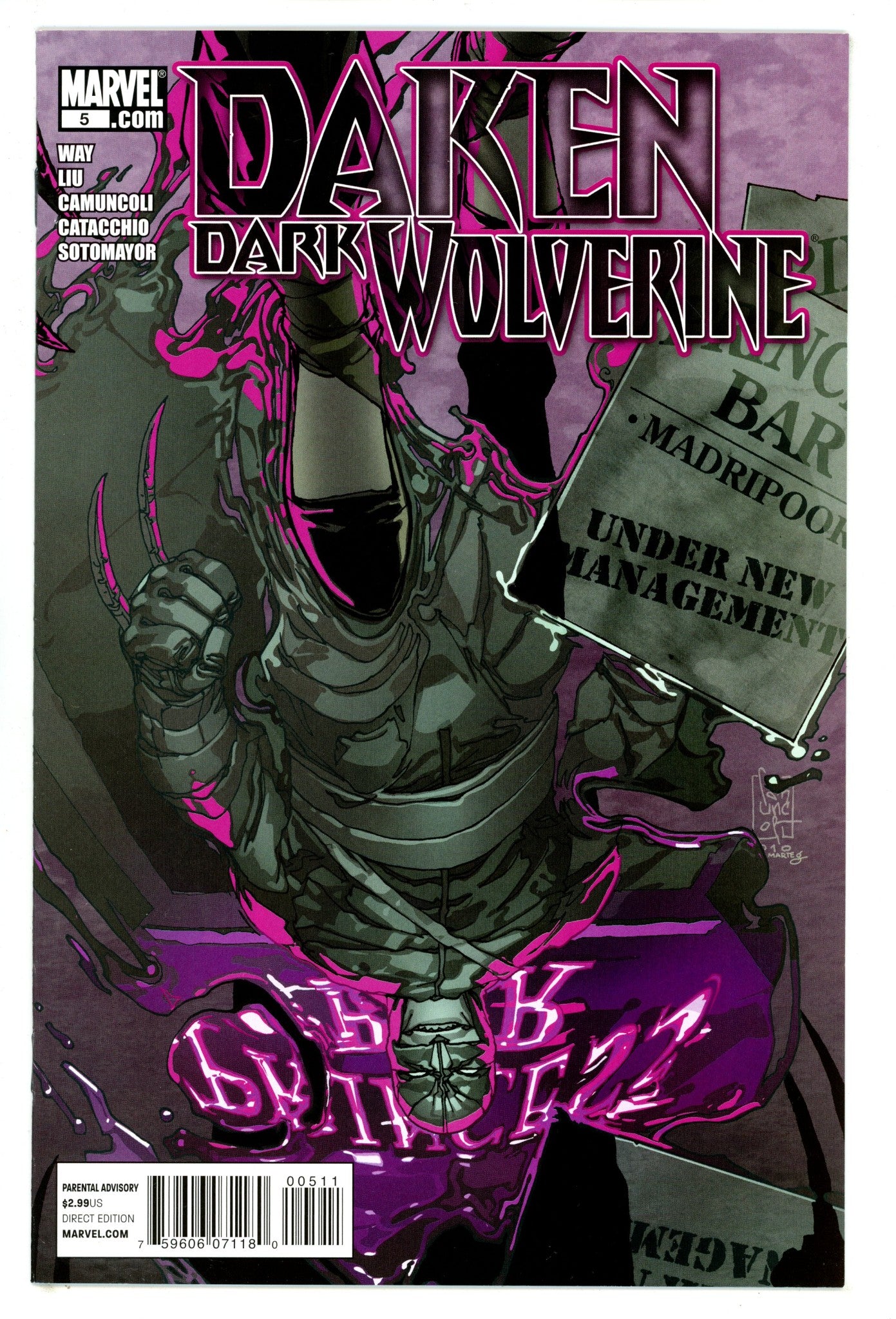 Daken: Dark Wolverine 5 High Grade (2011) 