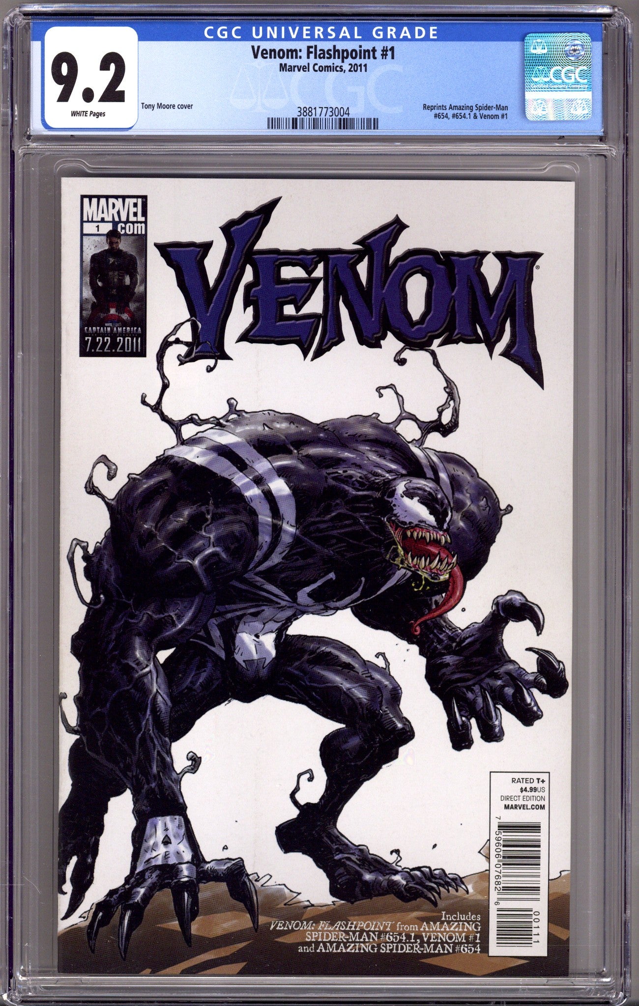 Venom: Flashpoint 1 CGC 9.2 (NM-) (2011) 