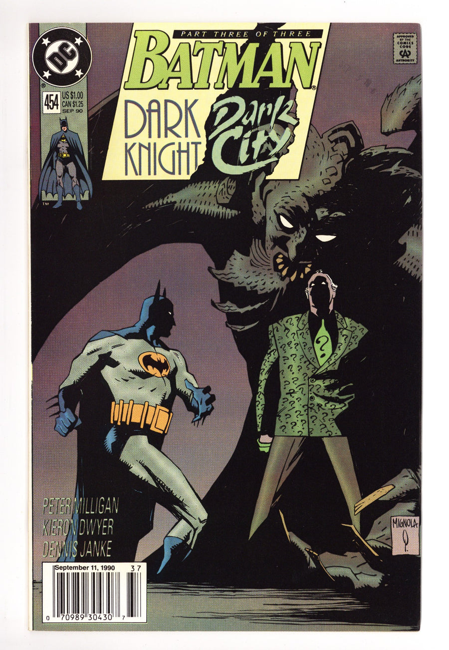 Batman Vol 1 454 Mid Grade (1990) Newsstand 
