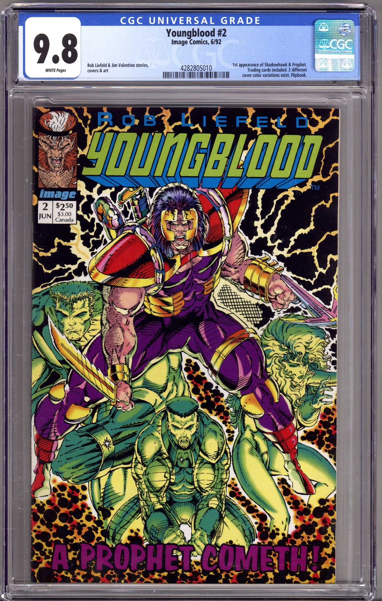 Youngblood Vol 1 2 CGC 9.8 (NM/M) (1992) 